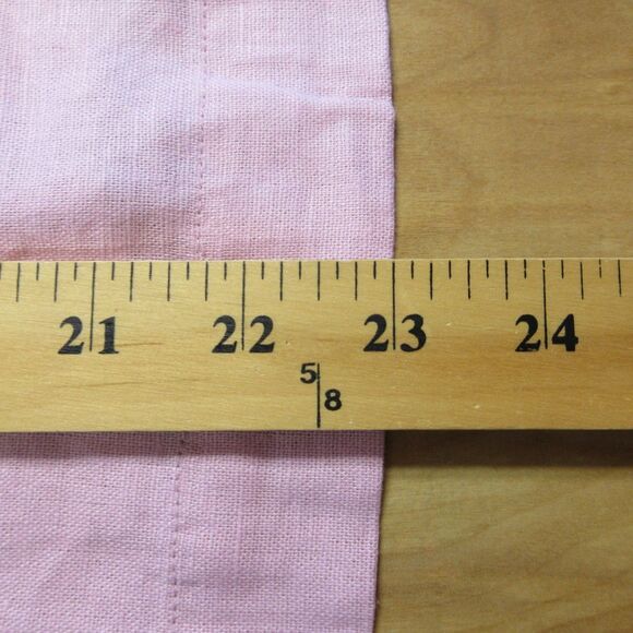 BUFFALO DAVID BITTON Linen Blend Button Front Shirt L 14-16 Fidji Pink Top NWT - Picture 9 of 9